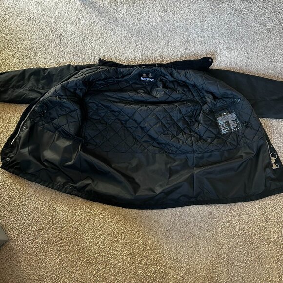 Barbour Sapper Wax 'M-65' Style Field Jacket (Black, Large, New & Unworn) - Picture 4 of 9